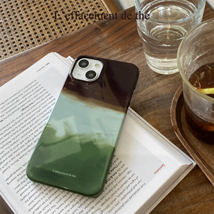 三色图层适用于iphone16pro max苹果12手机壳11PRO菲林硬壳苹果14/15pro艺术13proMAX/17pro半包光面保护套