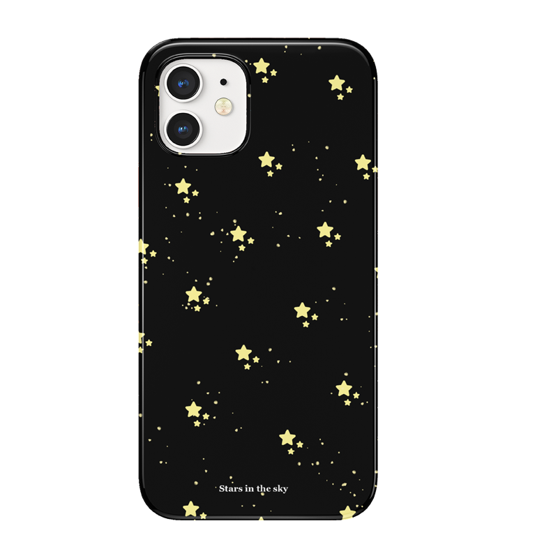 黑底黄星适用于华为Mate40pro小众菲林MATE30pro硬mate50男P40PRO保护套P50PRO手机壳mate70/pura70/p60pro