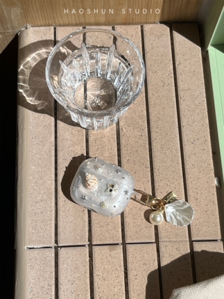 Conch Star Is Suitable for Airpods4 Protective Case, Airpods2 Earphone Case, Aipodspro Bluetooth Earphone Shell, Ipods/Airpod3 Generation, Japanese and Korean Style, Personalized Airpodspro2