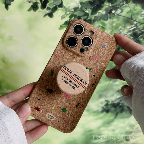 iPhone苹果仿木纹软壳