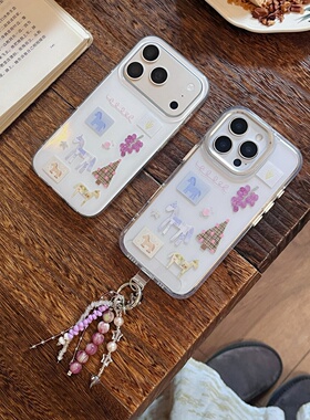 春日小马适用于华为mate80/p80prop70手机壳pura70pro/pura80防摔mate70/mate60硬壳支架保护套p60