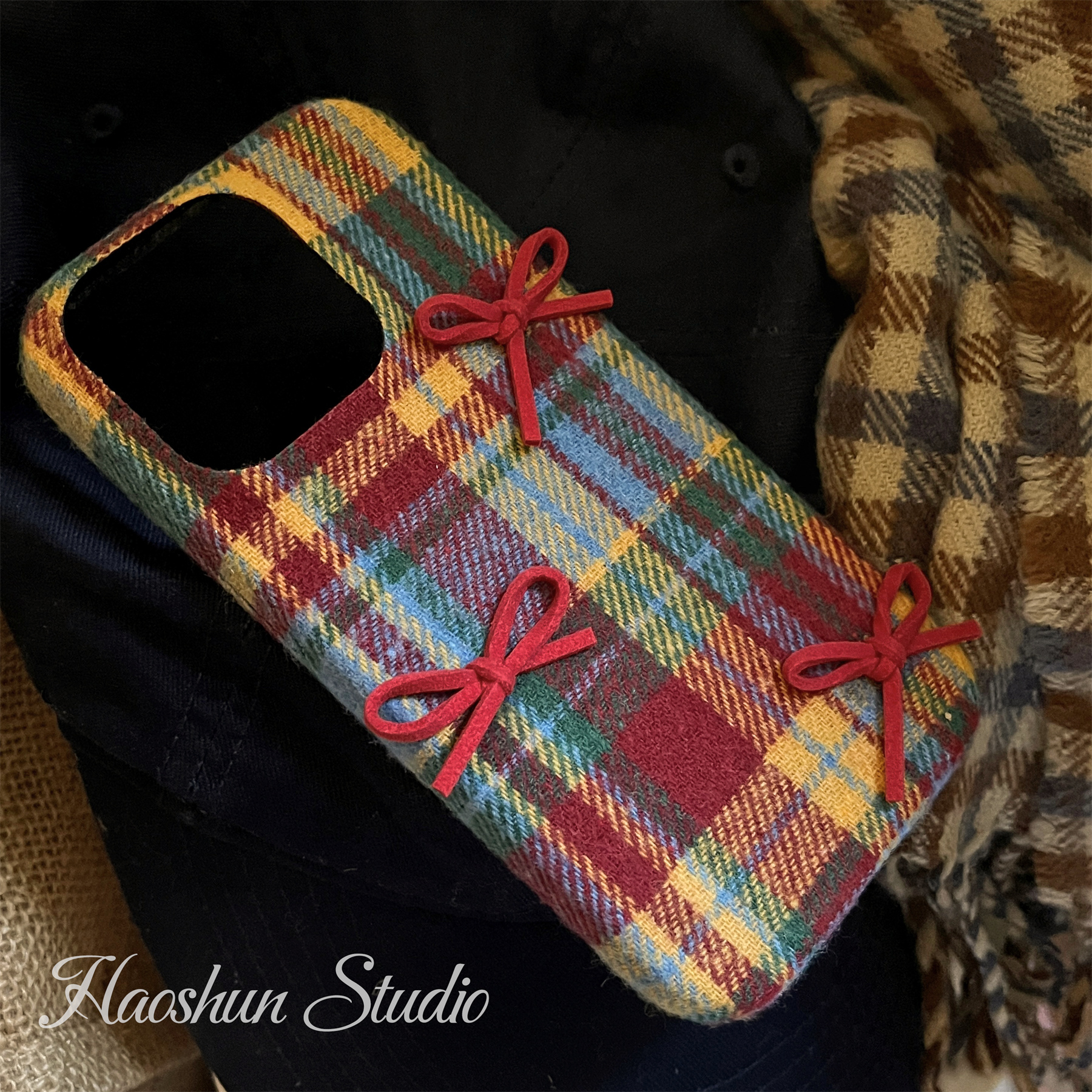 iPhone15pro全包硬壳甜美小众