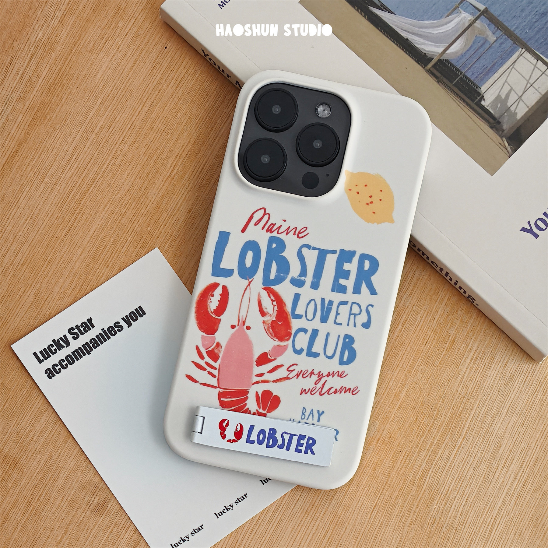 柠檬龙虾适用于华为Mate40半包磨砂菲林硬壳MATE30/mate50/p50手机壳mate60pro/pura70/mate70pro+创意p60pro