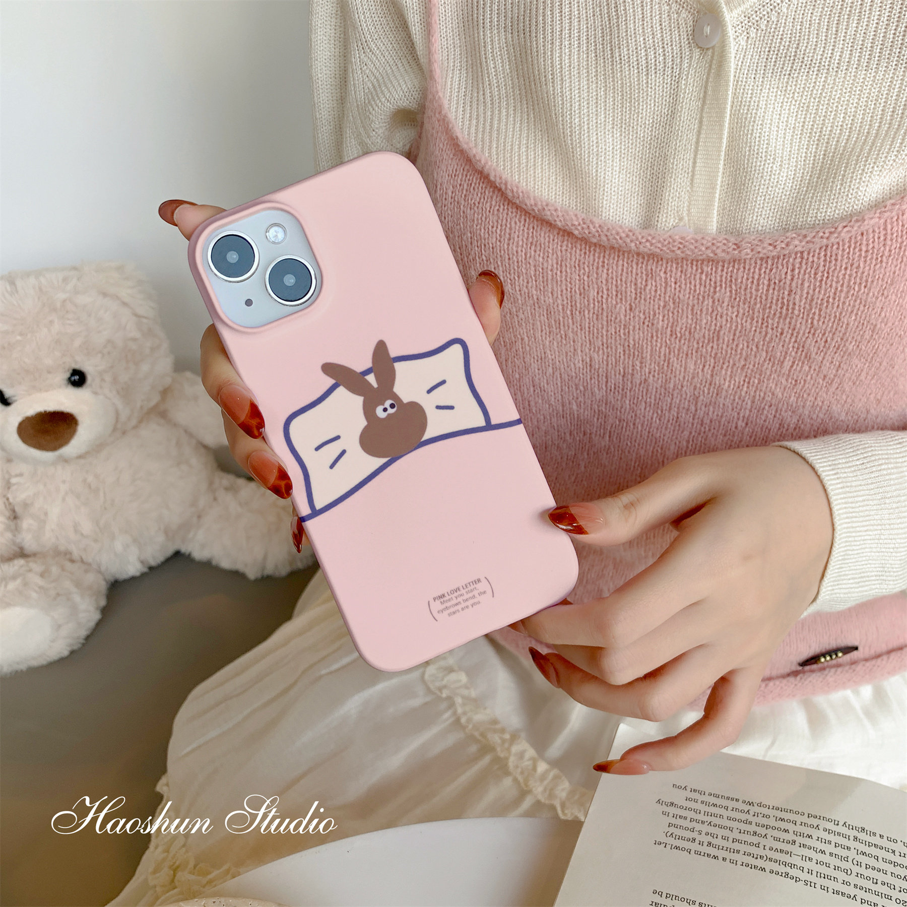 棕兔子适用于华为Mate40手机壳MATE80/mate50/P40/p90pro/mate60pro/pura70磨砂菲林半包硬壳mate70pro防摔壳图片