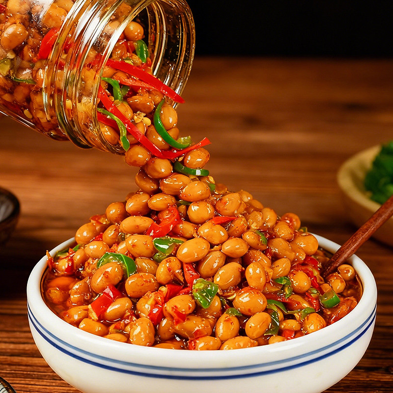 青椒豆豉香辣软糯下饭菜湖南特产腊八豆黄豆手工制作拌饭辣椒酱料,粮油调味/速食/干货/烘焙,下饭/拌饭酱/拌饭料,淘宝优惠券,粉丝福利购,淘宝优惠卷