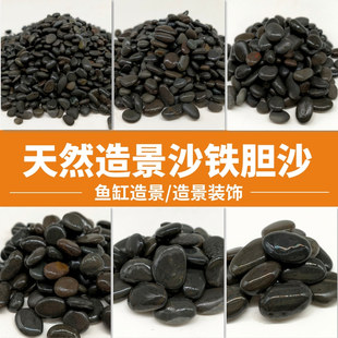 天然铁胆沙黑工沙小石子多肉铺面鱼缸底砂河沙沙子鱼缸造景底砂