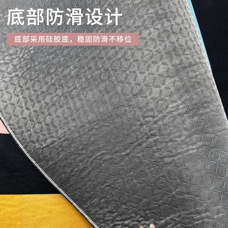 垫子运动地毯无绳瑜伽加厚健身室内减震防滑超静隔音跳绳家用垫垫