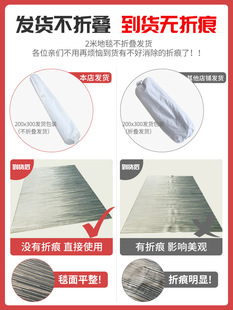 斯堪 地毯客厅在卧室无障碍豪华沙发咖啡桌毯子全黑 纳维亚风格