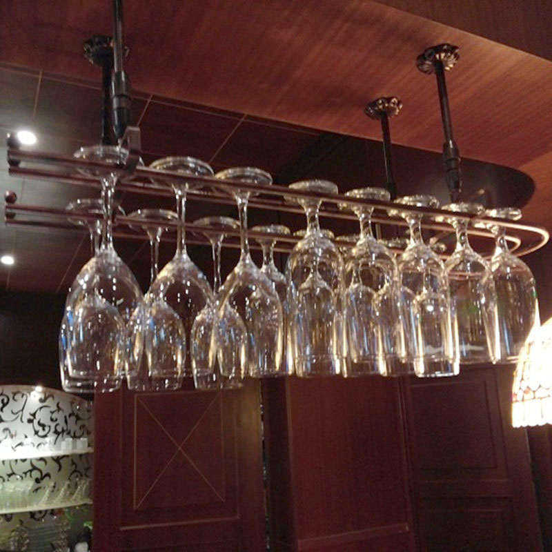 厂家直销悬挂红酒杯架惠持家