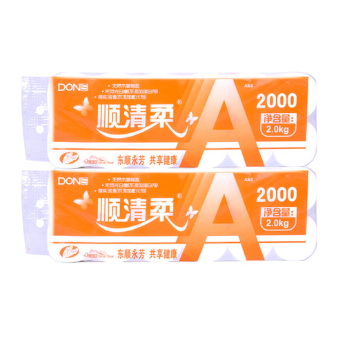 家用5层卫生纸卷纸顺清柔