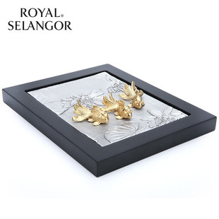 SELANGOR鲤鱼牌匾马来西亚纯手工锡制品墙壁挂件 皇家雪兰莪ROYAL