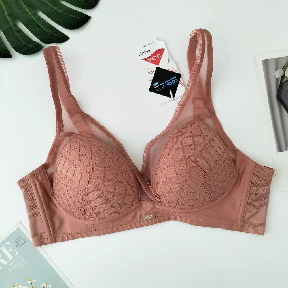 韩国原单时尚性感聚拢无钢圈文胸