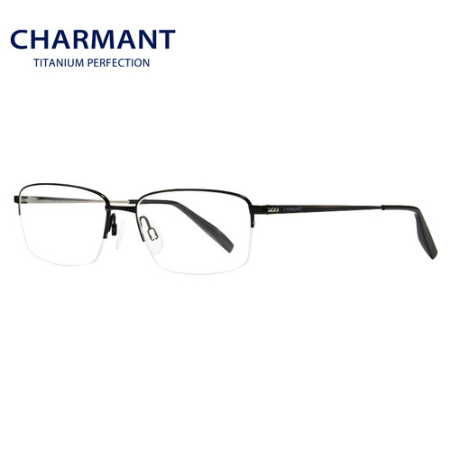 charamnt夏蒙男士半框商务镜框