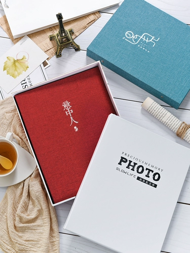 Книга с картинками, фотоальбом для влюбленных на день Святого Валентина, «сделай сам», ручная роспись, подарок на день рождения