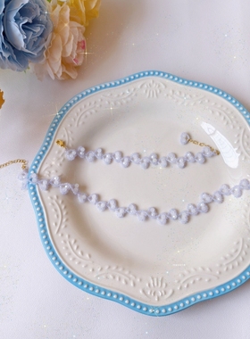 【奶油甜心】纯手工串珠爱心手链春日ins少女心小米珠成品材料包