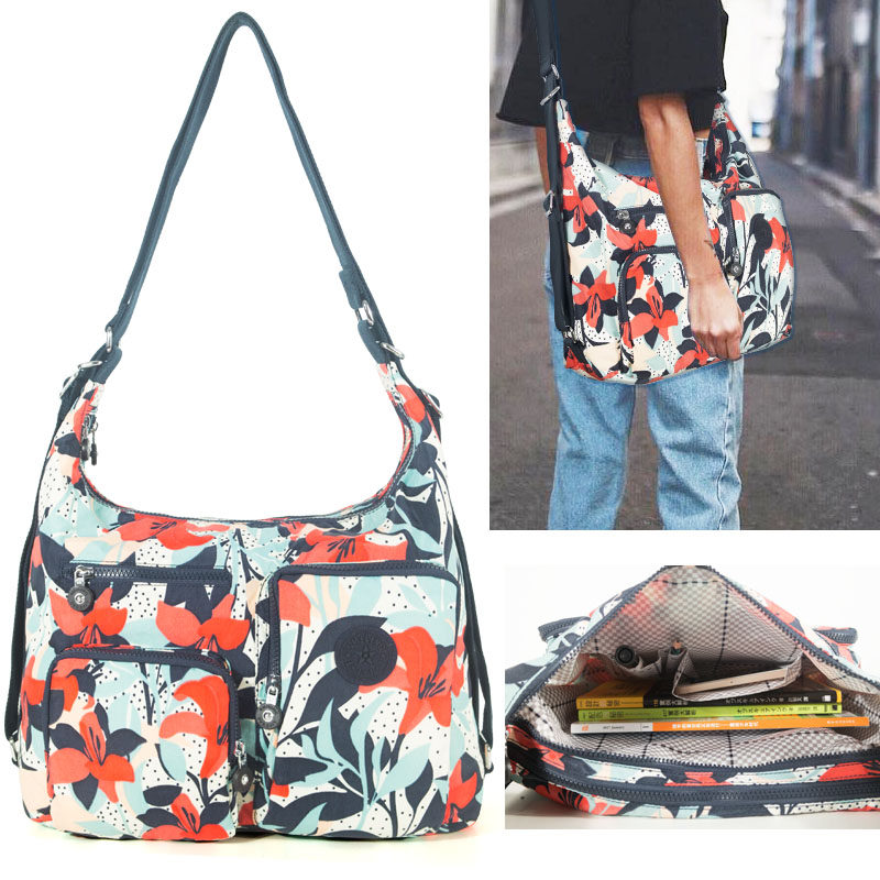 【不做了亏本清】斯迈琳178斜挎包女通勤尼龙单肩双肩大容量女包