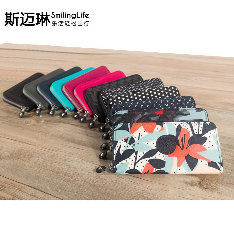 【不做了亏本清】斯迈琳6050长款钱包女士拉链手机包银包防水多折