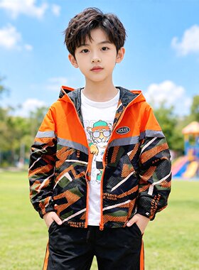 abckids童装秋季商场戴眼镜外套