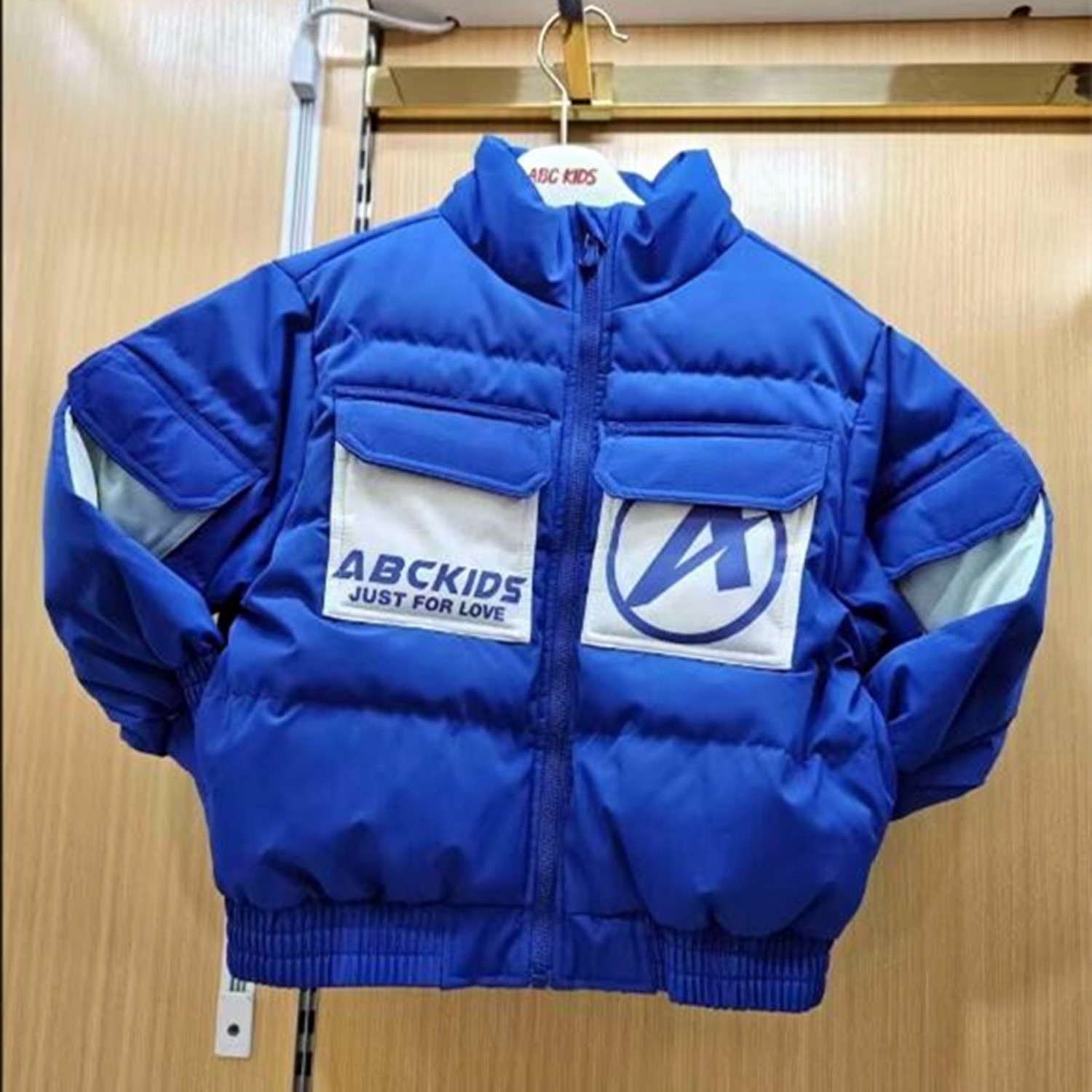 abckids童装冬季商场同款加厚保暖羽绒服白鸭男童外套 F352309082图片