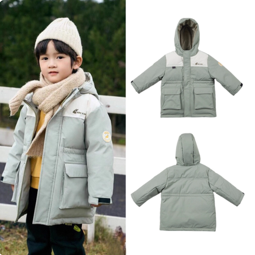 Abckids男童加厚保暖羽绒服