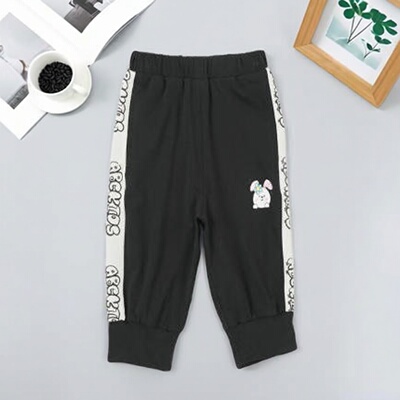 abckids童装夏季新品女童小童针织裤吸汗透气梭织长裤F221213260