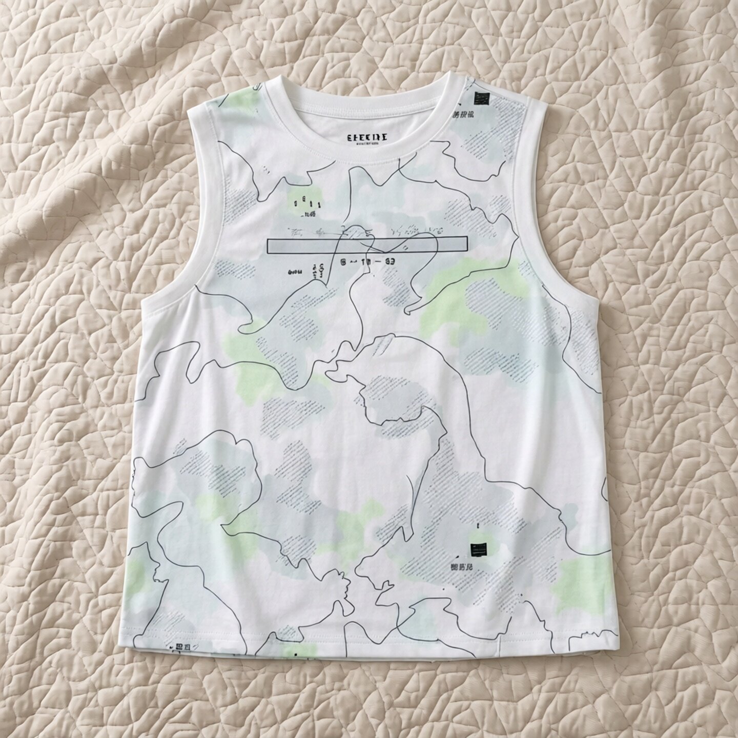 abckids童装夏季新款男童背心吊带T恤衫洋气时尚吸汗F422306216