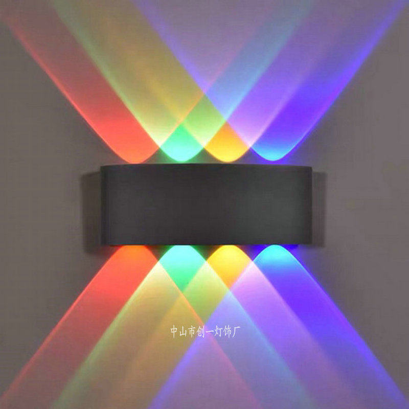 led室外防水壁灯客厅背景墙卧室床头庭院围墙门口过道七彩氛围灯,家装灯饰光源,户外壁灯,淘宝优惠券,粉丝福利购,淘宝优惠卷