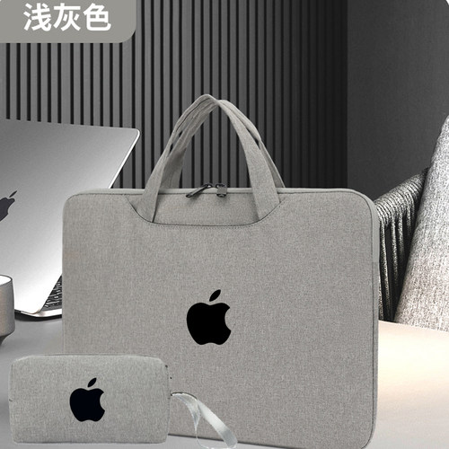 手提包适用苹果AppleMacBookAir13.3英寸Pro14/16笔记本Neo13电脑包13.6/15.4内胆防震收纳袋防水保护套M3 M4