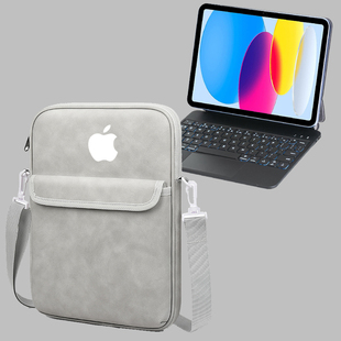 羊巴皮斜挎包适用苹果iPadPro10.5 10.9 11 12.9 13英寸平板电脑包iPadAir4 5 6 7/8/9/10代单肩收纳背包袋子