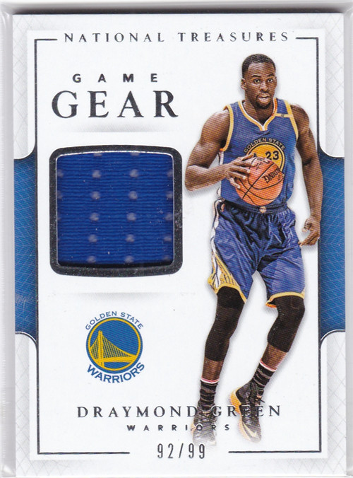 NBA球星卡 Panini 勇士队 德雷蒙德 格林 国宝限量球衣卡