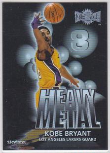 科比 布莱恩特 重金属折射特卡 经典 2000 Metal NBA球星卡 湖人队