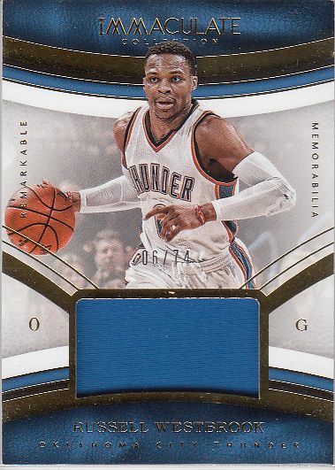NBA Football card Panini IMM Thunder MVP Westbrook Jersey card SP Limit 74in the Play mode/Anime/Periphery/cos/Board games , Culture/Sports perimeter category - from Buy2taobao.com to provide professional Taobao agent buy service
