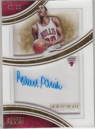 NBA球星卡 Panini 50大巨星 公牛王朝 帕里什 亲笔签字卡限99