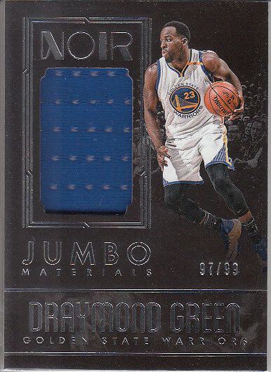 nba球星卡 panini noir 勇士队 追梦 格林 球衣卡限99