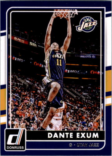 【MJ卡世界】NBA球星卡 Panini Donruss 爵士队 艾克萨姆 常规卡