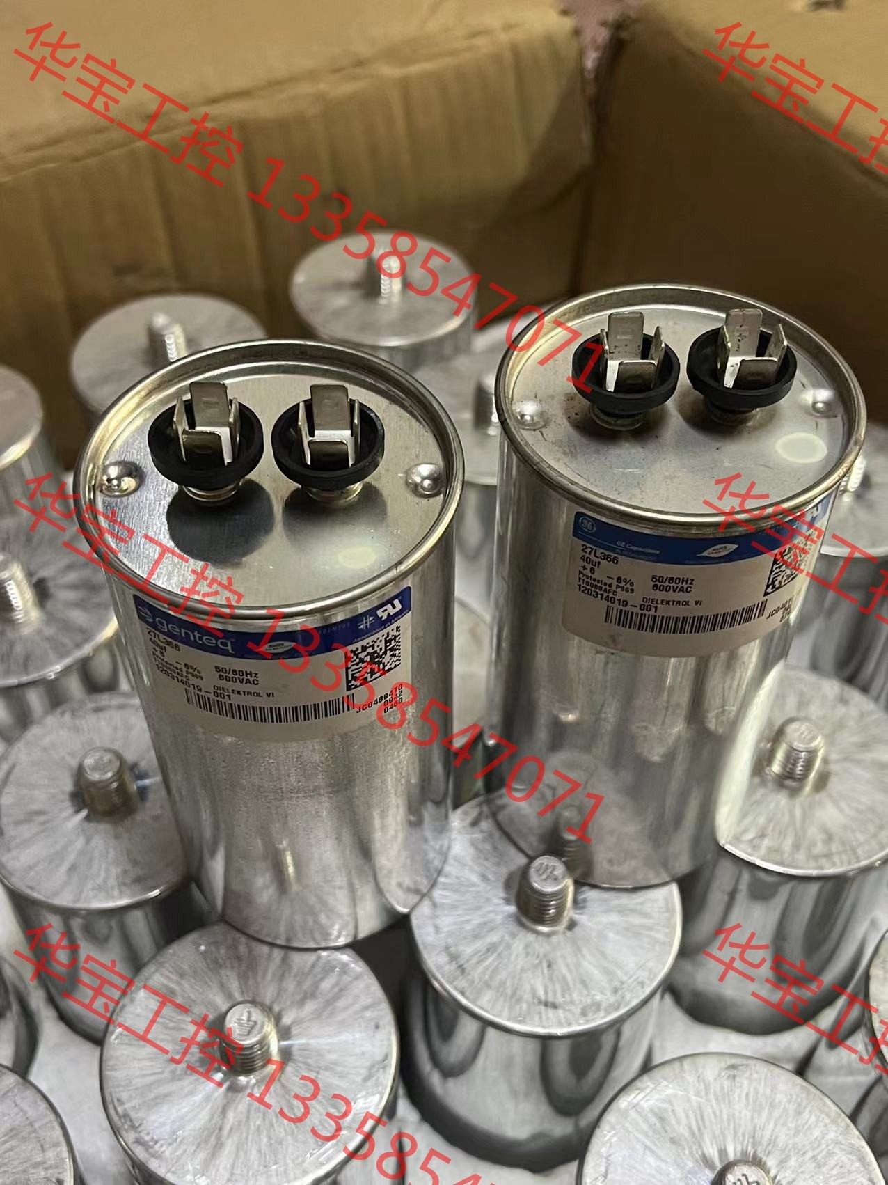 议价 全新美国通用 龙标ge capacitors 40uf 60