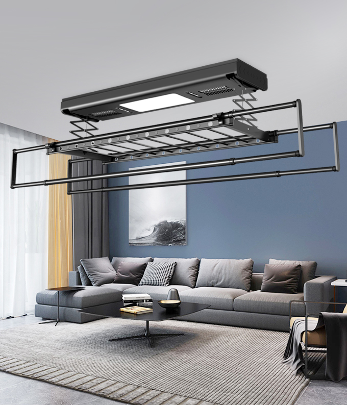 隐形电动晾衣架智能晾衣机