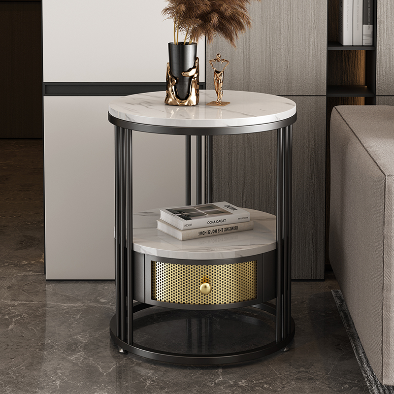 沙发边柜侧边柜小圆桌床头柜阳台桌子小茶几轻奢角几岩板边几边桌,住宅家具,角几/边几,淘宝优惠券,粉丝福利购,淘宝优惠卷