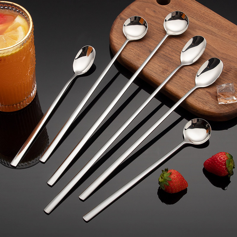 304不锈钢搅拌勺长柄冰勺调味料长勺子咖啡搅拌棒奶茶蜂蜜小勺子,餐饮具,咖啡勺,淘宝优惠券,粉丝福利购,淘宝优惠卷