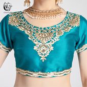 楞哈上衣 短款 依曼异域风情印度舞服装 民族风女舞蹈服精美花边修身