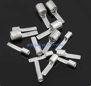 热销DBN1.25-10/2/5.5/8-14/18片形冷压接线端子裸端头线鼻子插片