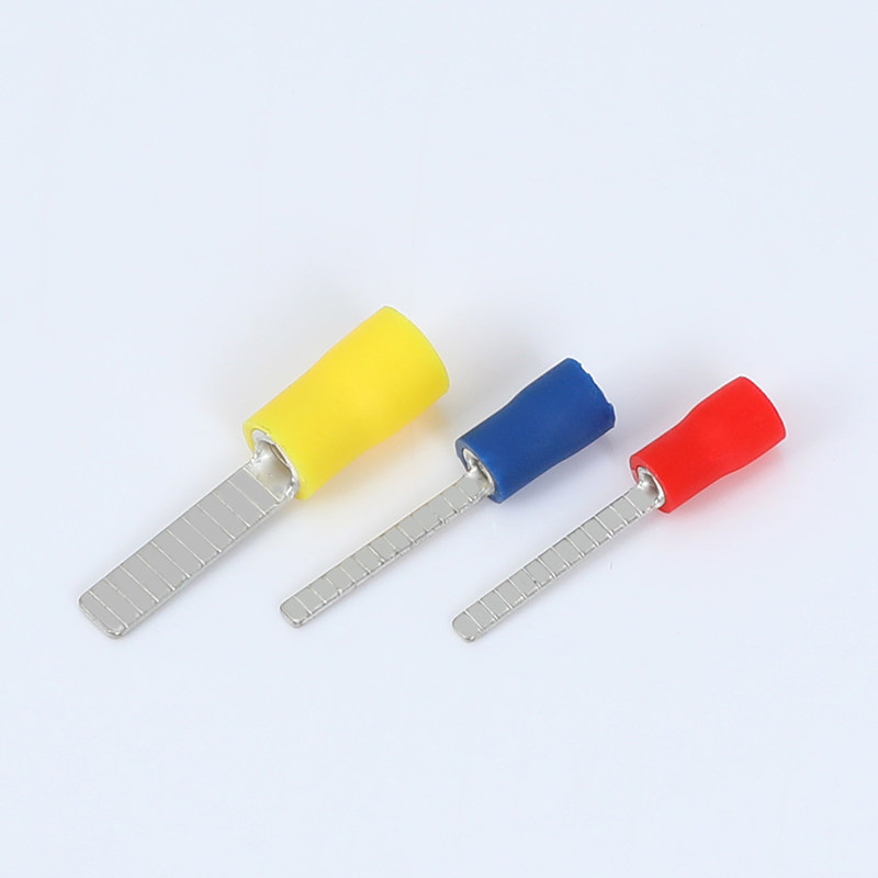 片型预绝缘冷压端子c45插片紫铜