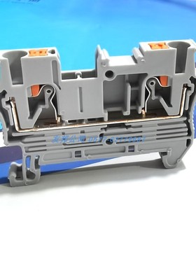 纯铜 PT-4弹簧接线端子排快速直插免工具接线PT4导轨式接线排直销