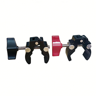 金属蟹夹手机支架配件1/4螺丝360运动相机三脚架通用17mm球头配件