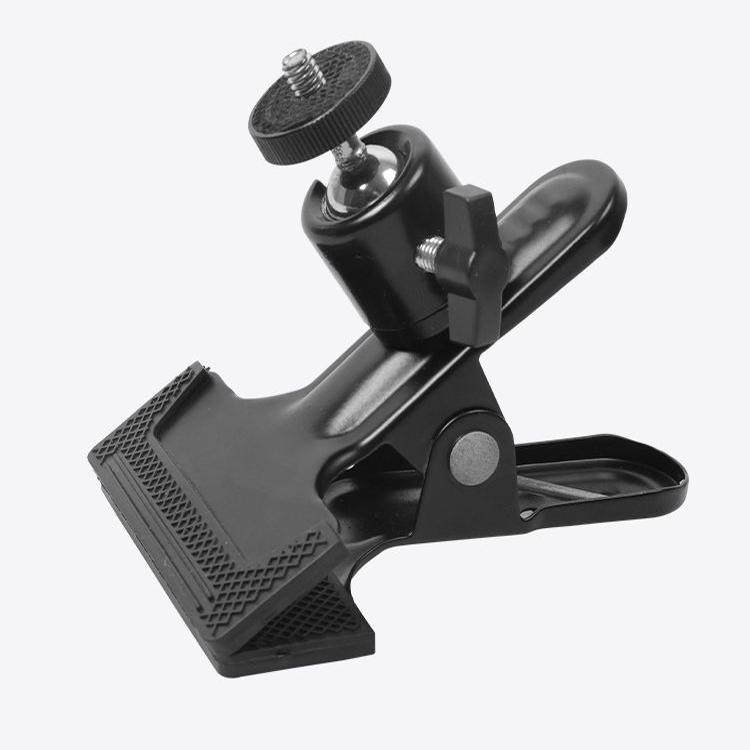 万向云台大力夹运动相机闪光灯夹子平板手机固定桌面自拍直播夹座
