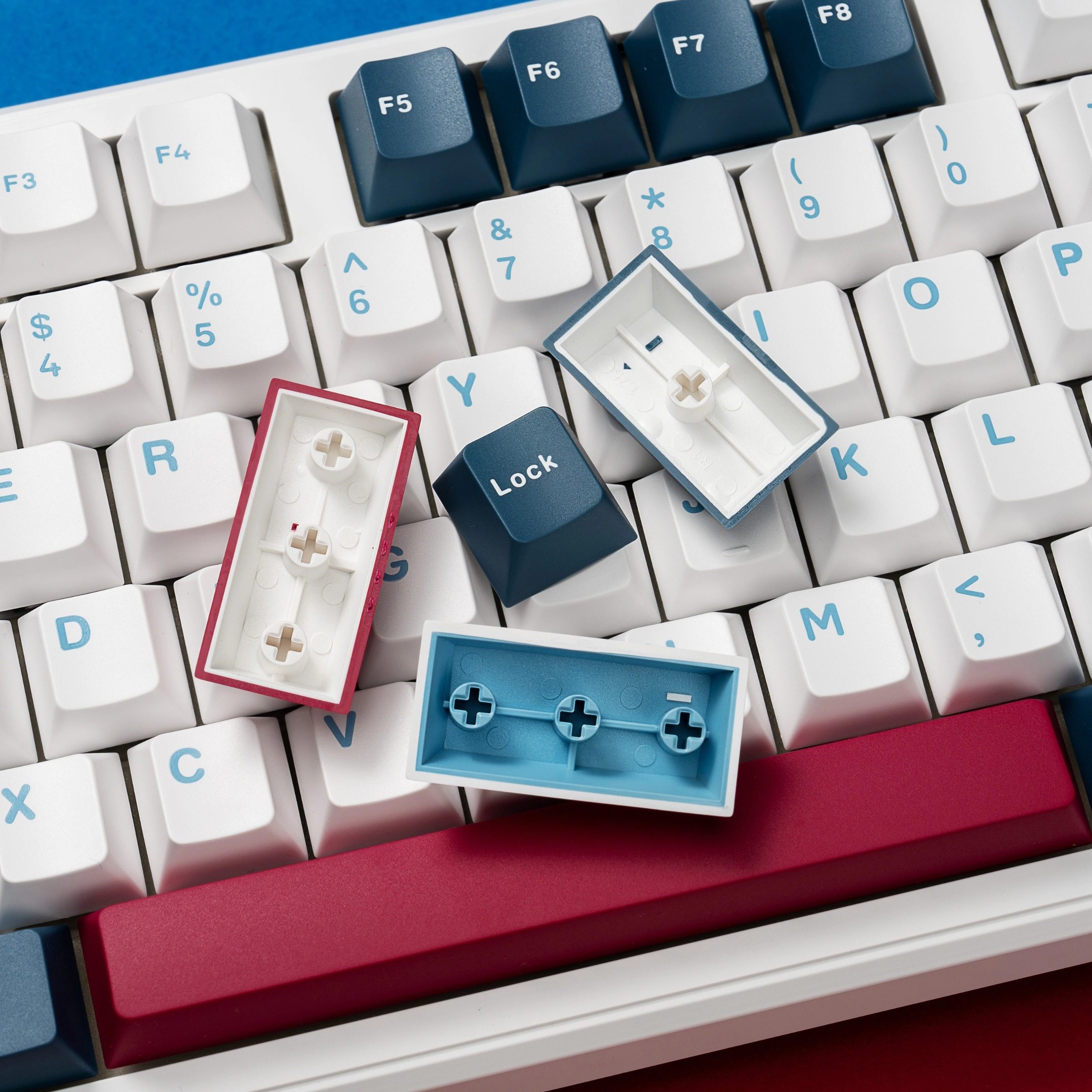 BLUE FIRE PBT 2색 키캡 2색 사출 성형 원래 높이 기계식 키보드 키캡 소형 세트 PAYSON