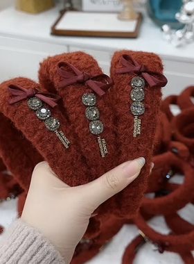 2025韩版新款发箍毛呢压发卡头箍头扣洗脸发箍女生头饰