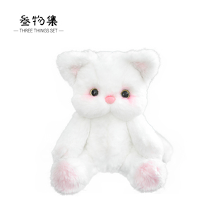 叁物集手作PIPI系列猫毛绒玩偶陪睡可爱安抚公仔娃娃生日礼物女友