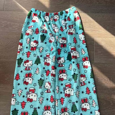 Anime Sanrio  Kitty Y2k Sanrio Pajamas Pants  Women Pjs  Hal