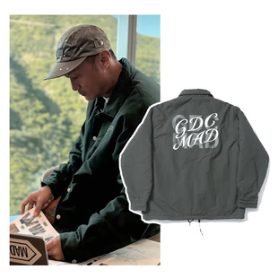25AW MADNESS GDC 余文乐同款日系教练夹克男宽松休闲联名外套男
